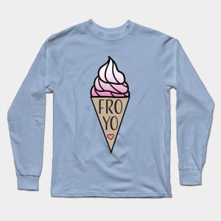 Frozen Yogurt Cone Long Sleeve T-Shirt